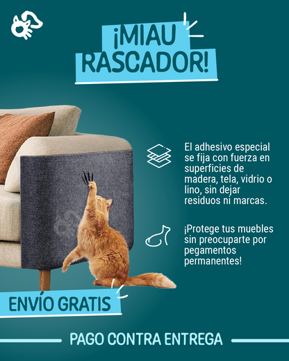 MIAU RASCADOR® - Alfombra Rascadora Para Gatos
